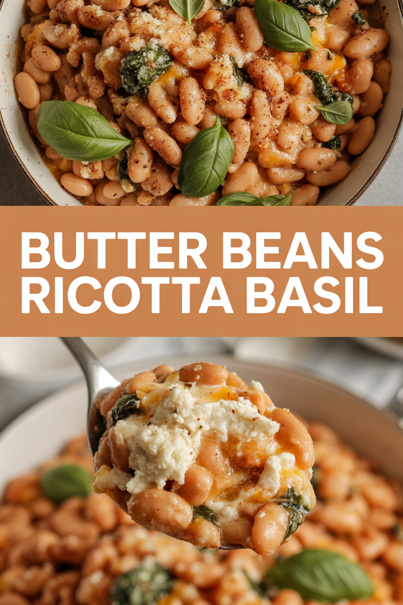 Butter Beans Ricotta Basil