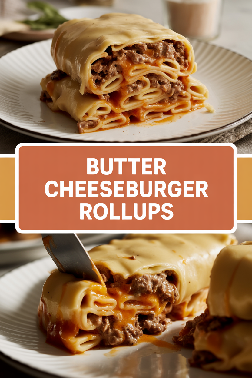 Butter Cheeseburger Rollups