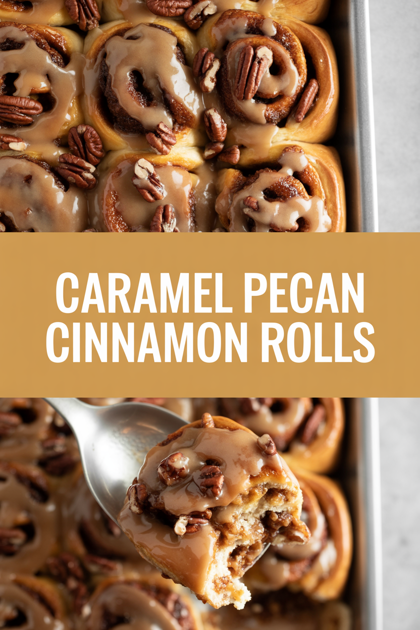 Caramel Pecan Cinnamon Rolls