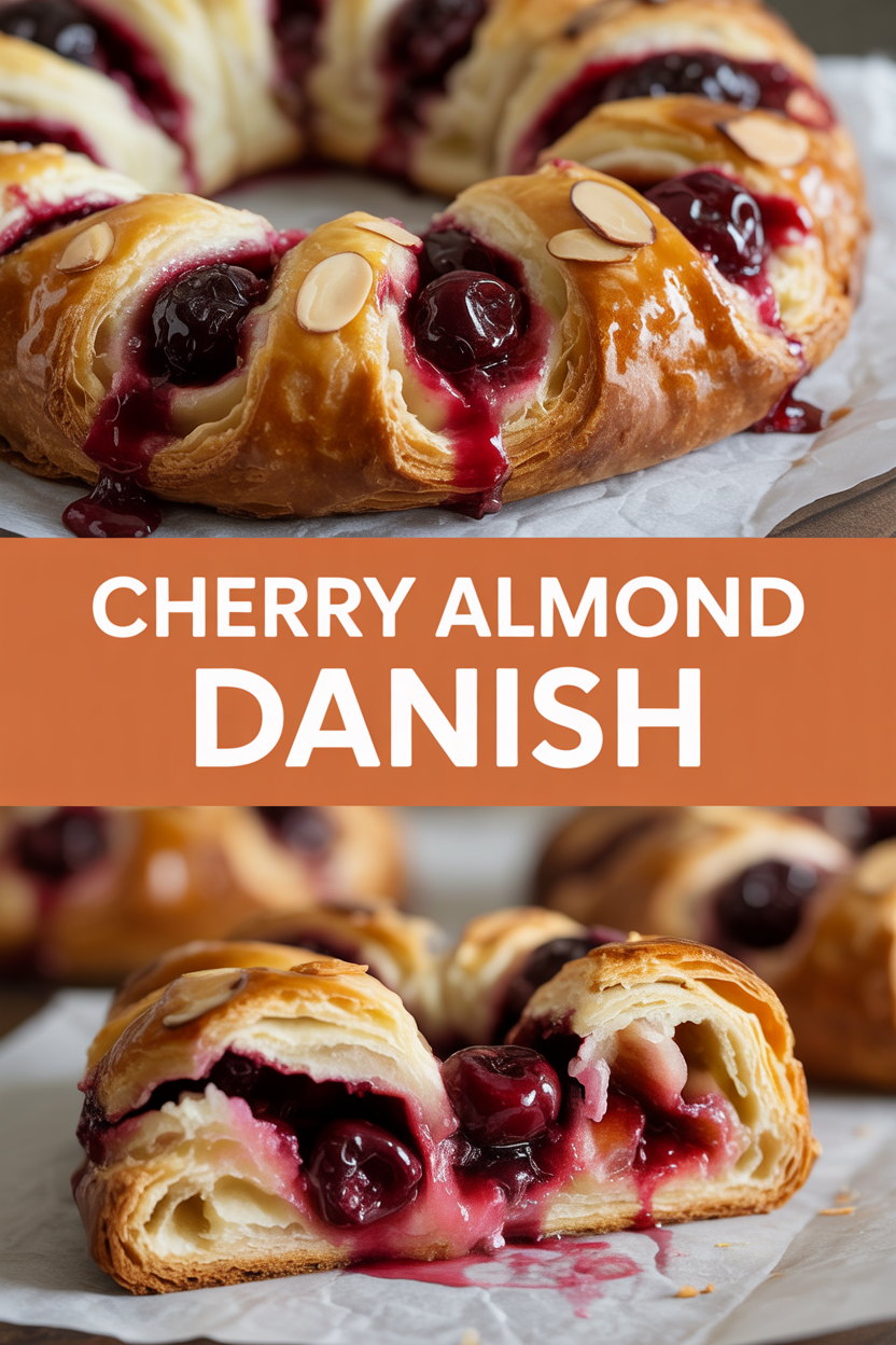 Cherry Almond Danish