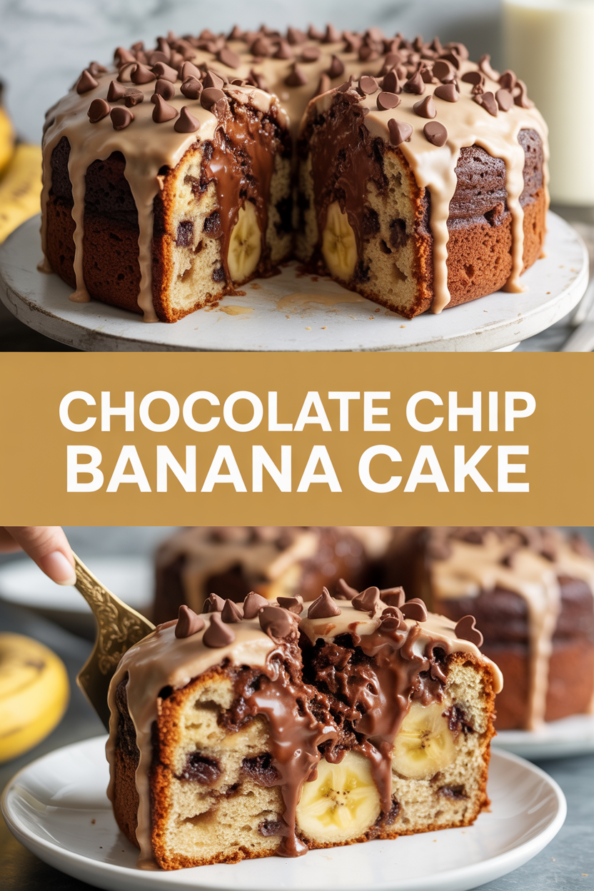 Chocolate Chip Banana Cake