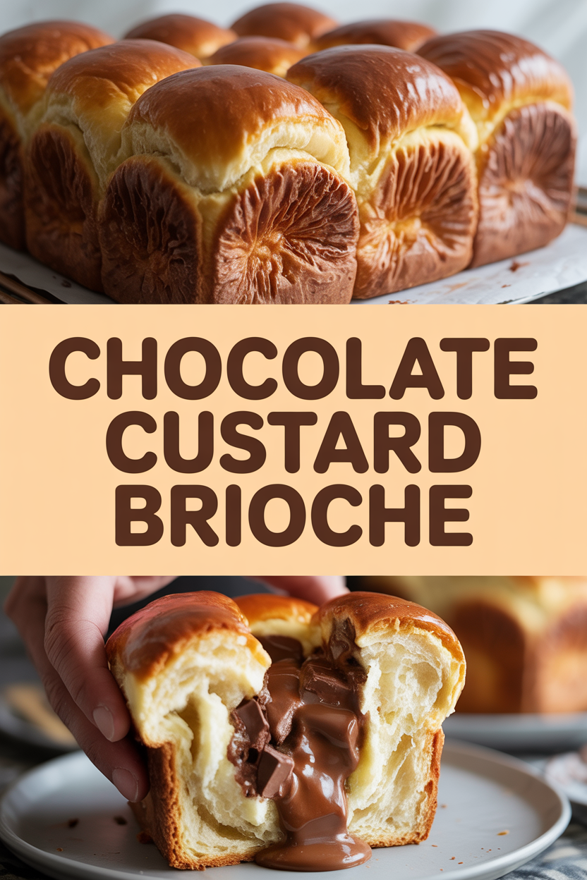 Chocolate Custard Brioche