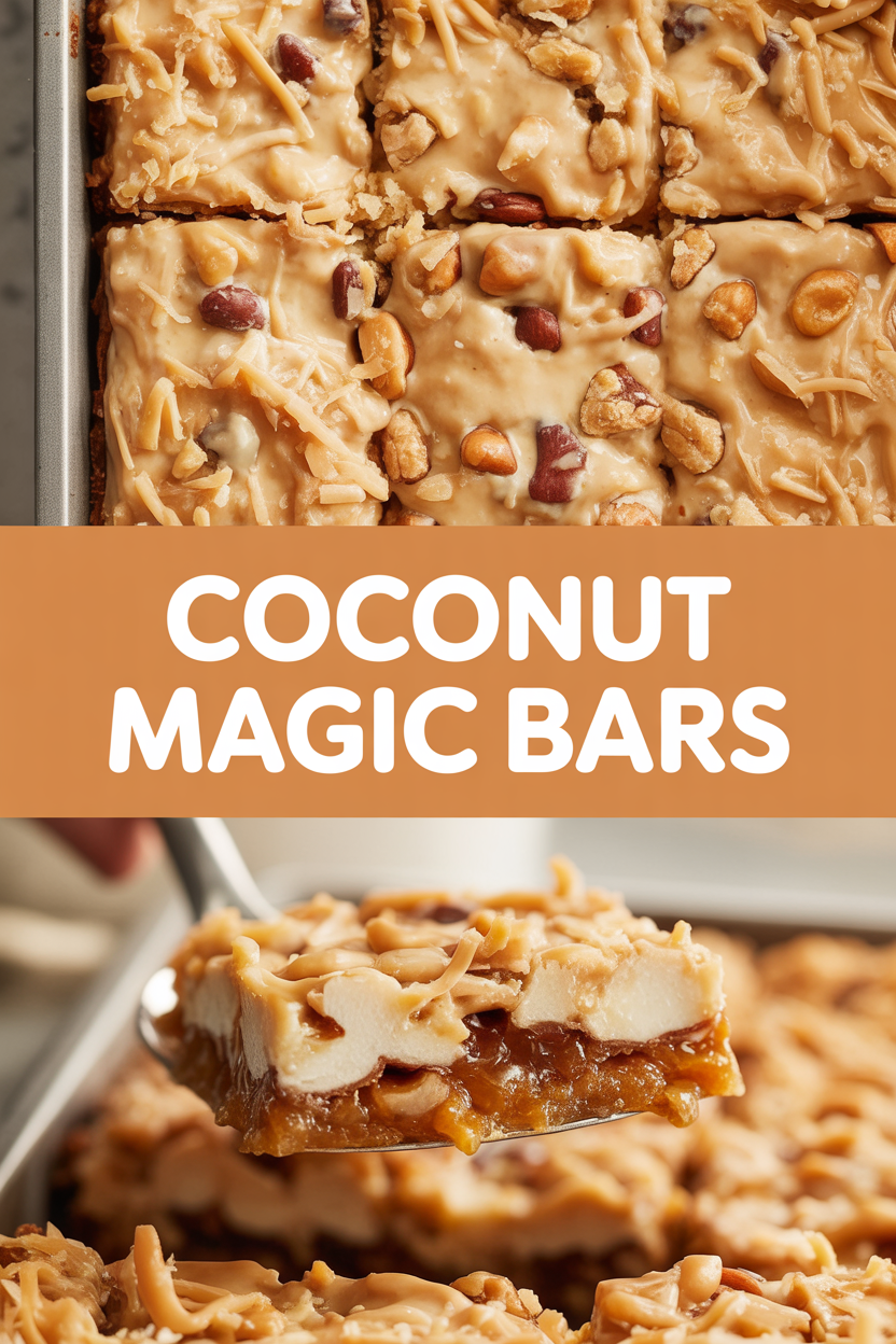 Coconut Magic Bars
