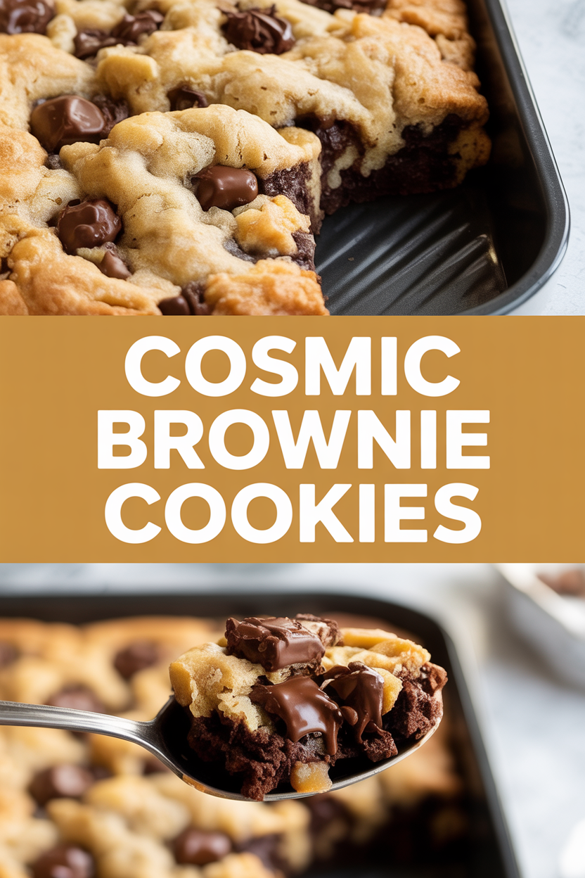 Cosmic Brownie Cookies