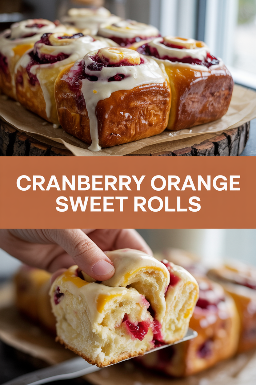 Cranberry Orange Sweet Rolls