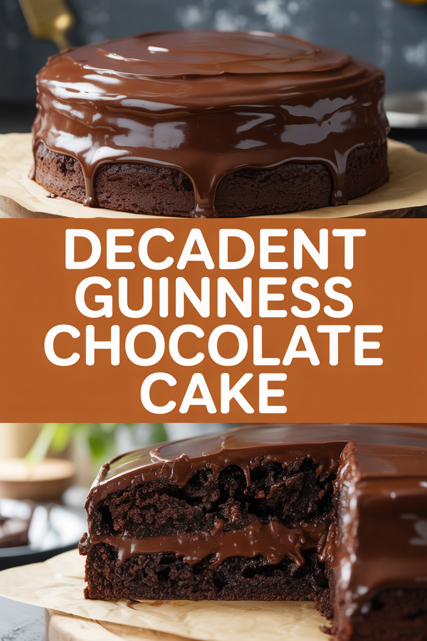 Decadent Guinness Chocolate Cake