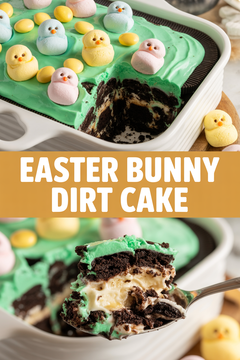 Easter Bunny Dirt Cake