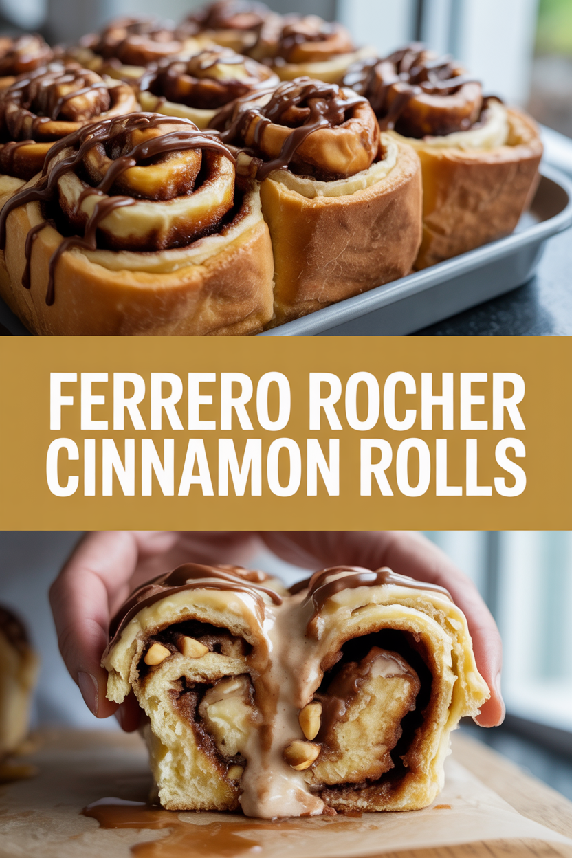 Ferrero Rocher Cinnamon Rolls