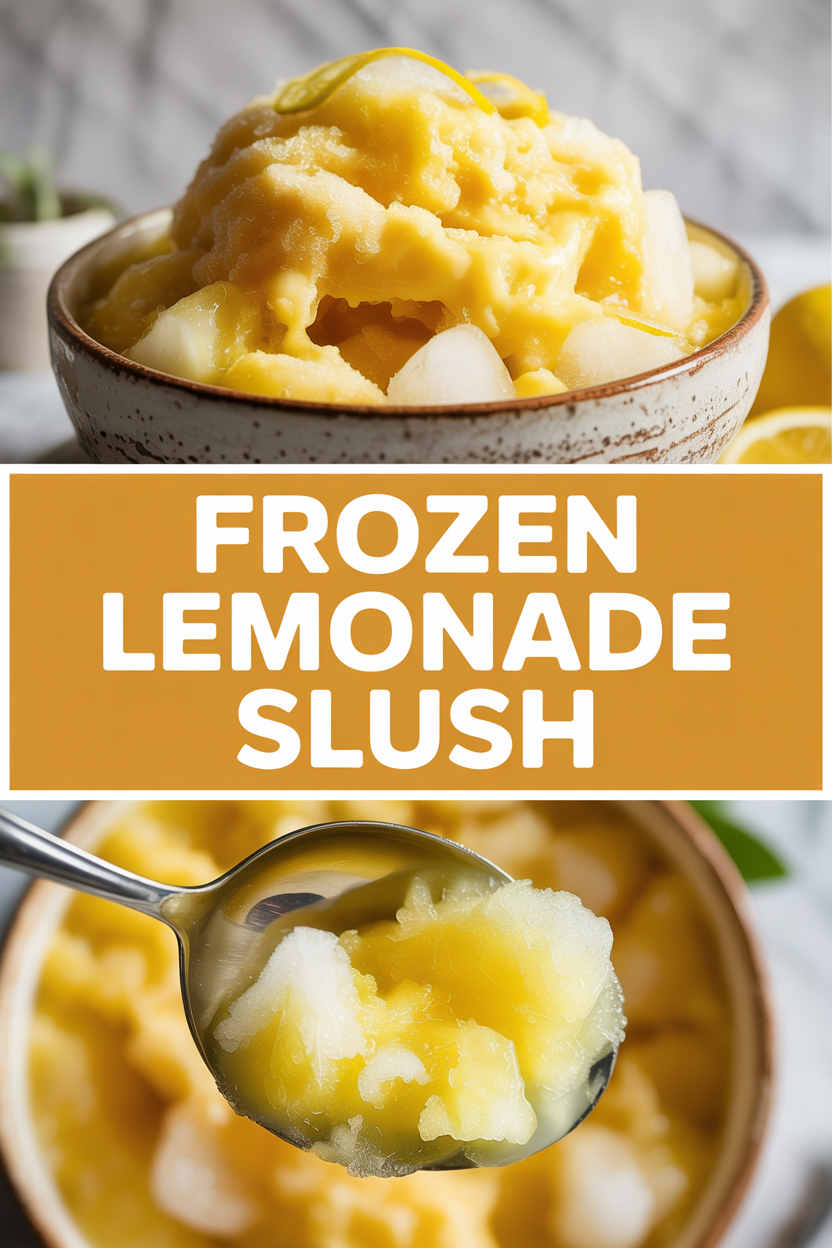 Frozen Lemonade Slush