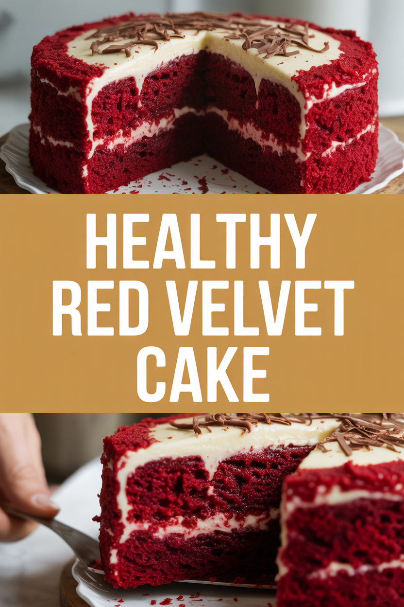 Healthy Red Velvet Cake