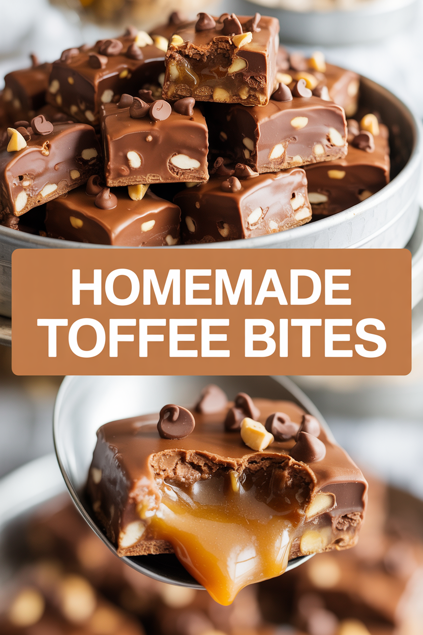 Homemade Toffee Bites