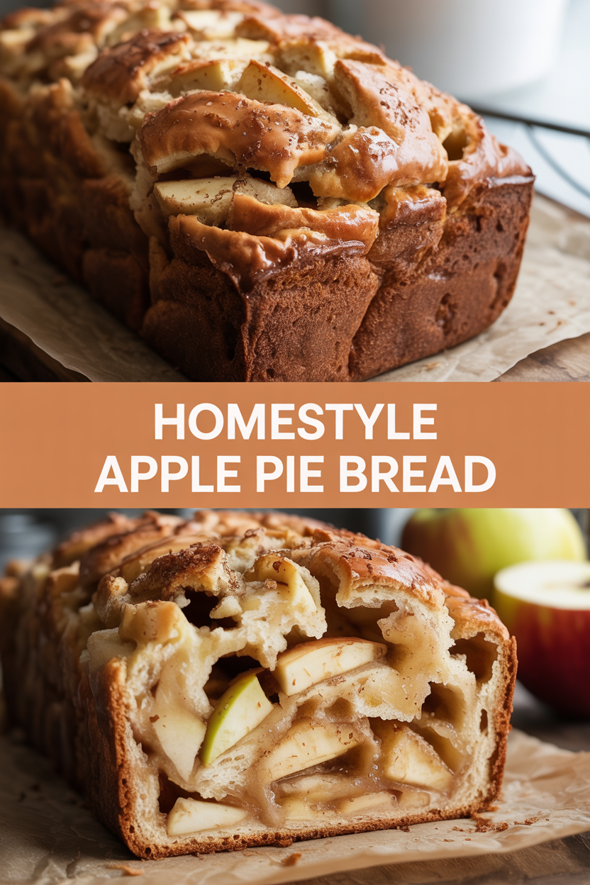 Homestyle Apple Pie Bread