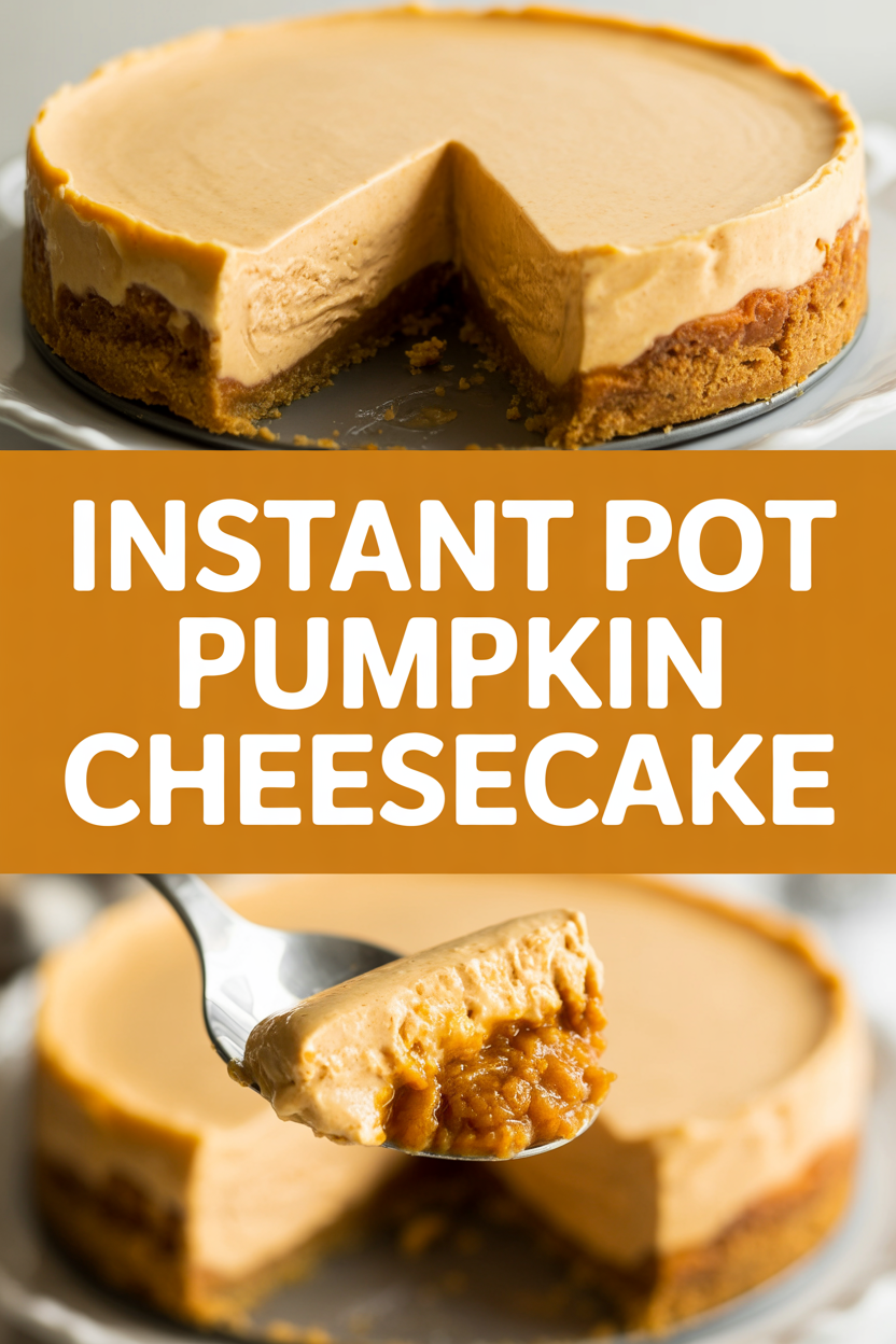 Instant Pot Pumpkin Cheesecake