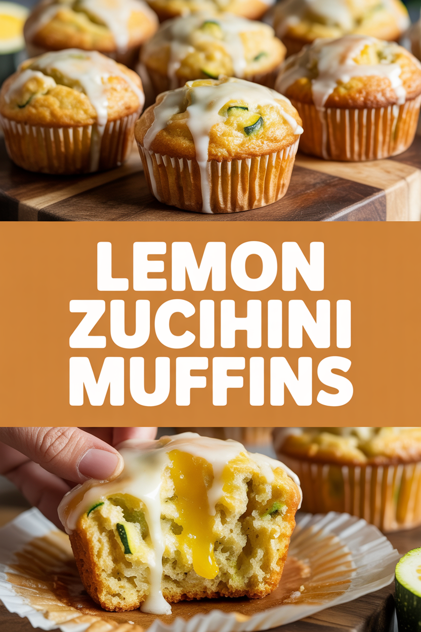 Lemon Zucchini Muffins