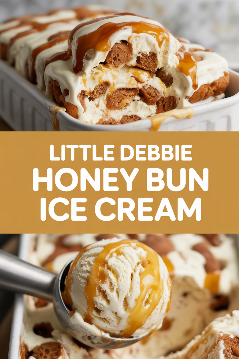Little Debbie Honey Bun Ice Cream