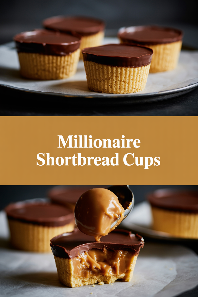 Millionaire Shortbread Cups