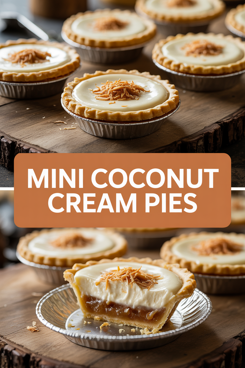 Mini Coconut Cream Pies