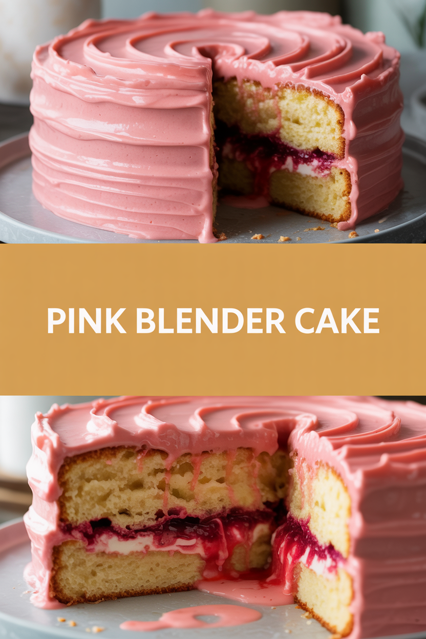Pink Blender Cake