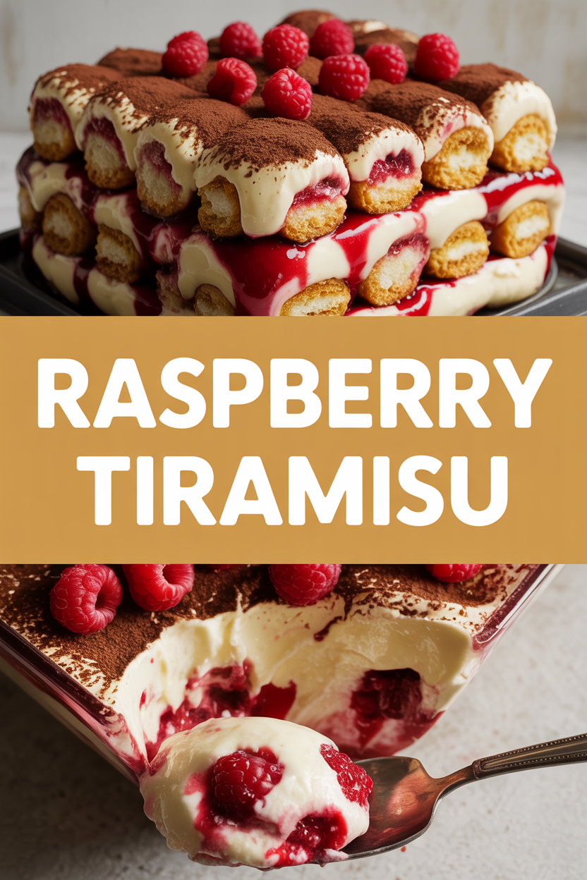 Raspberry Tiramisu