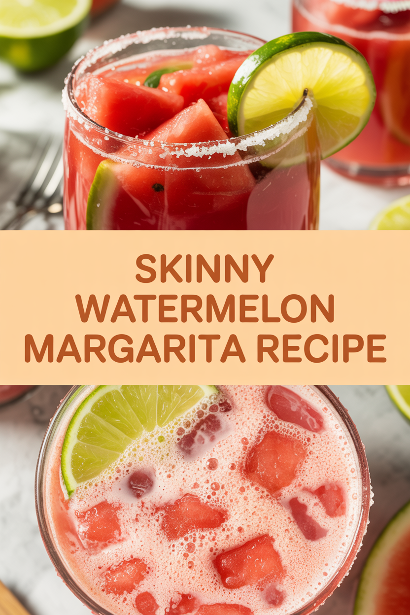 Skinny Watermelon Margarita Recipe