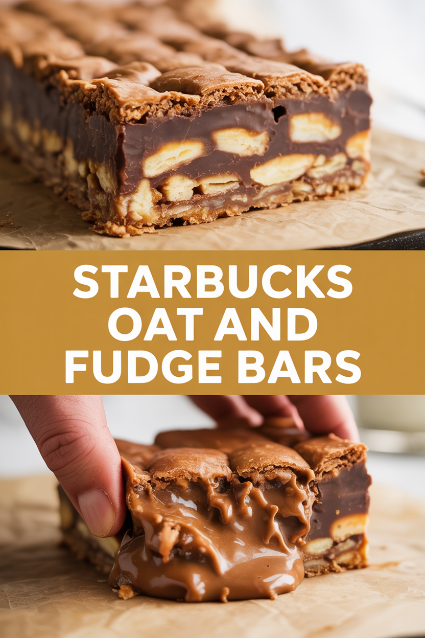 Starbucks Oat and Fudge Bars