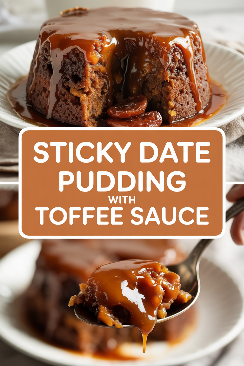 Sticky Date Pudding with Toffee Sauce