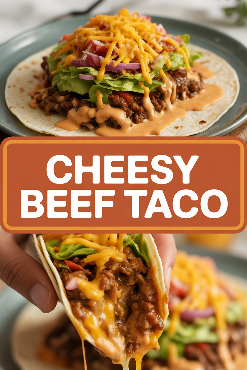 Cheesy Beef Taco