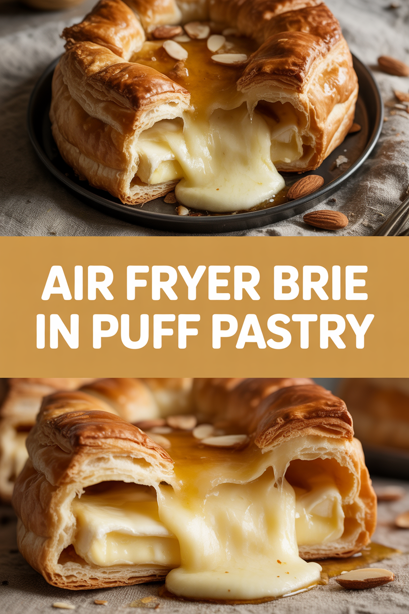 Air Fryer Brie in Puff Pastry