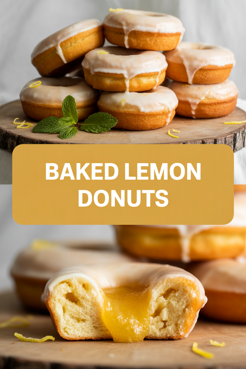 Baked Lemon Donuts