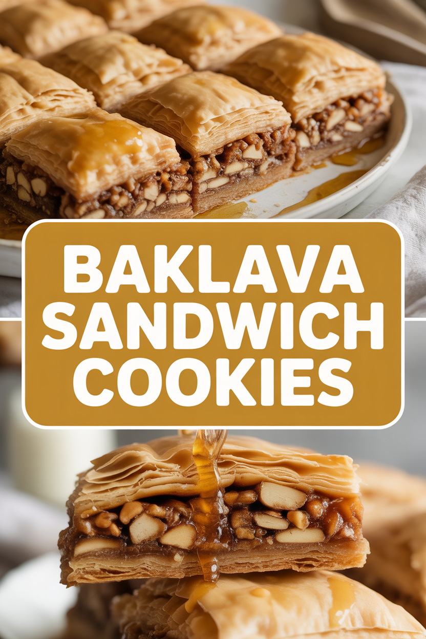 Baklava Sandwich Cookies