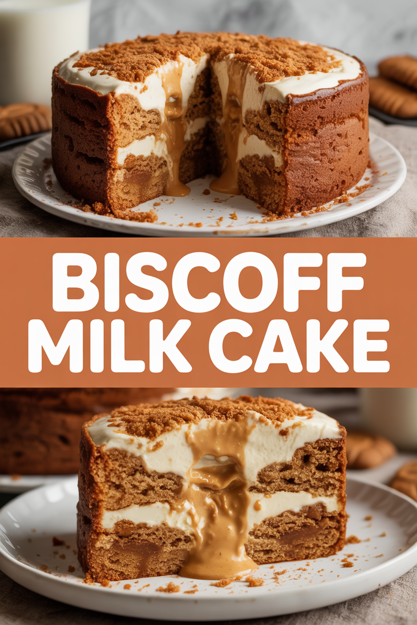 Biscoff Milk Cake
