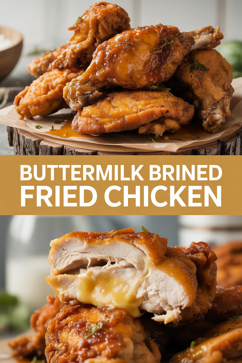 Buttermilk Brined Fried Chicken
