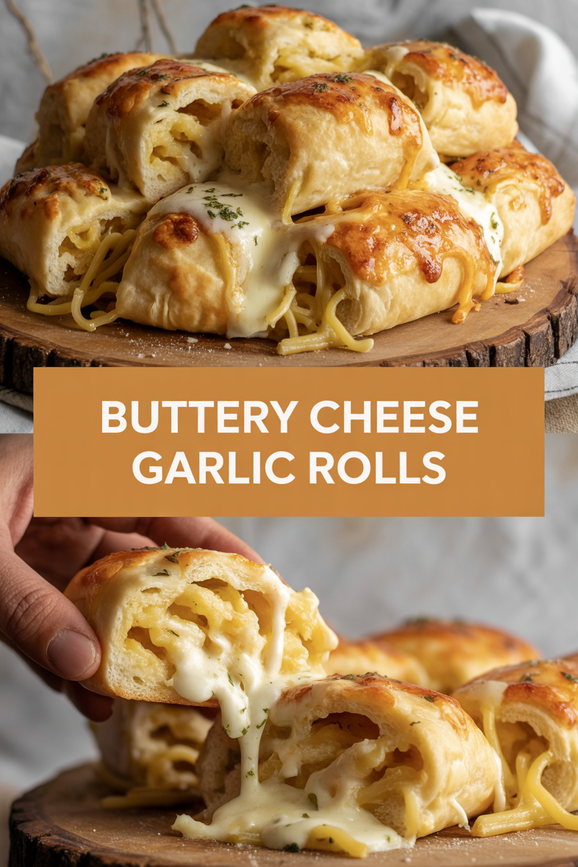 Buttery Cheese Garlic Rolls