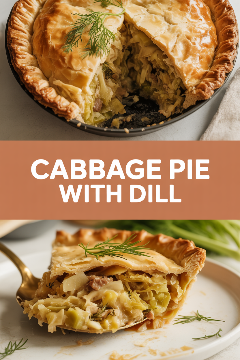 Cabbage Pie With Dill