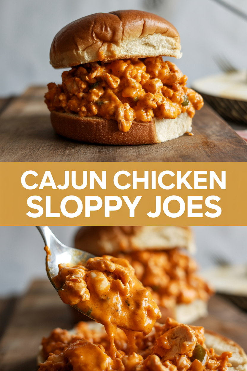 Cajun Chicken Sloppy Joes
