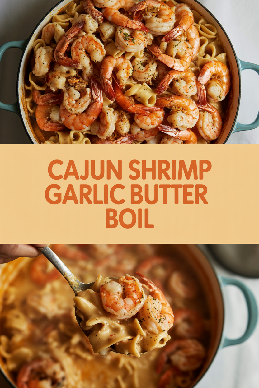 Cajun Shrimp Garlic Butter Boil
