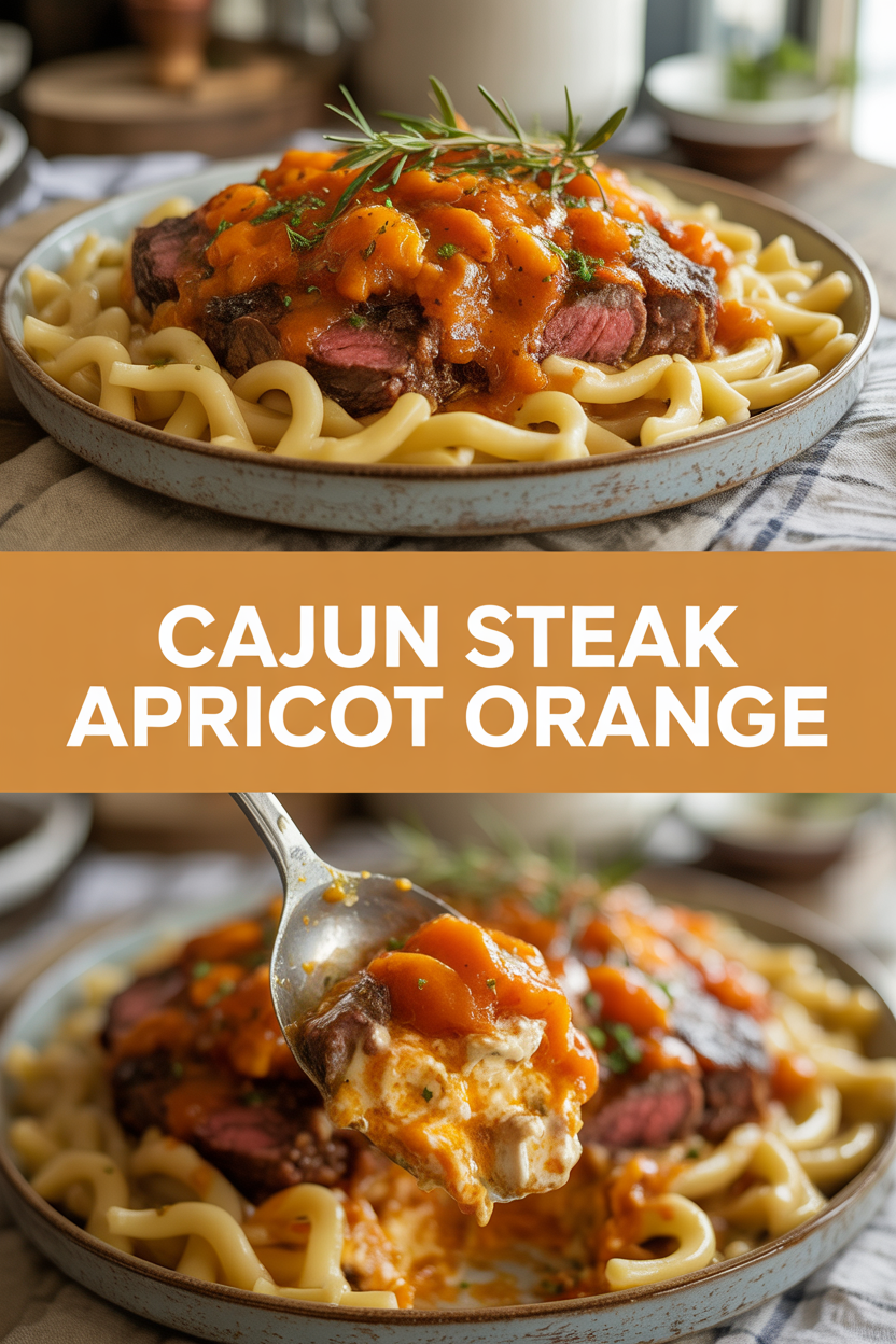 Cajun Steak Apricot Orange