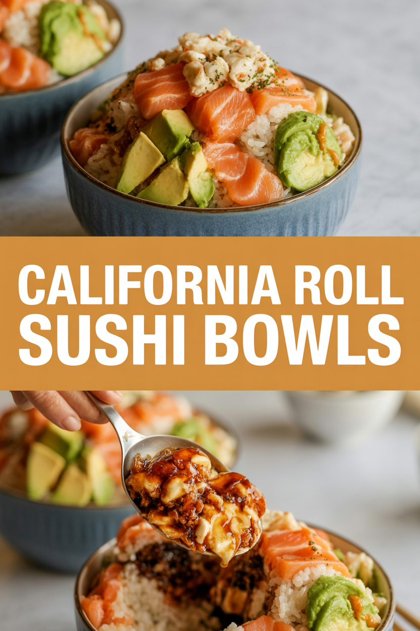 California Roll Sushi Bowls