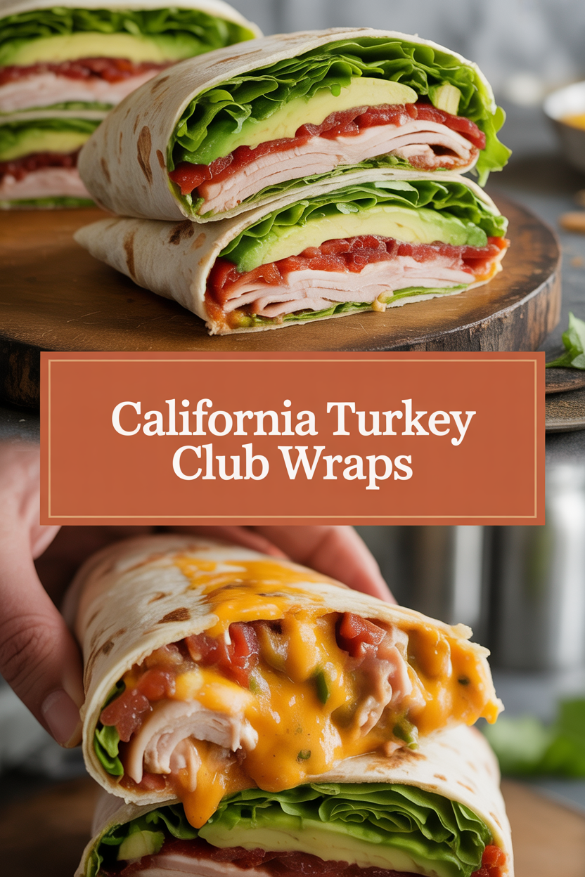California Turkey Club Wraps