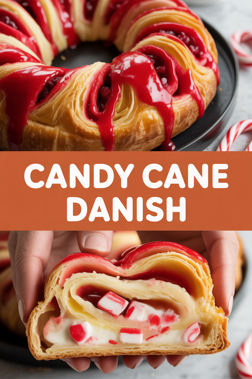 Candy Cane Danish