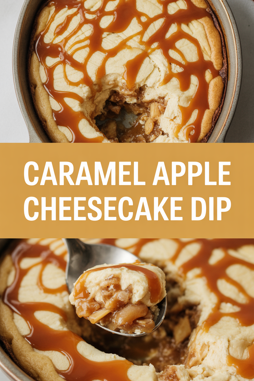 Caramel Apple Cheesecake Dip