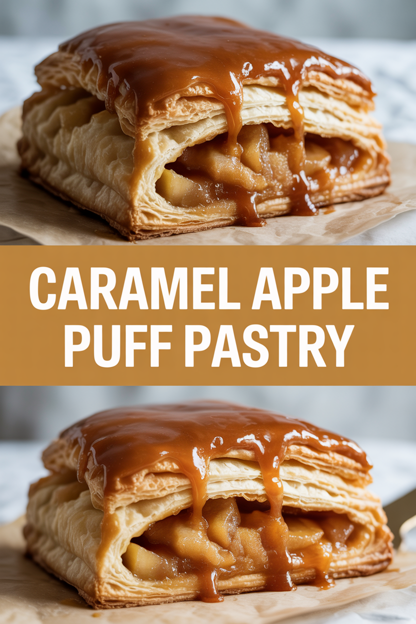 Caramel Apple Puff Pastry