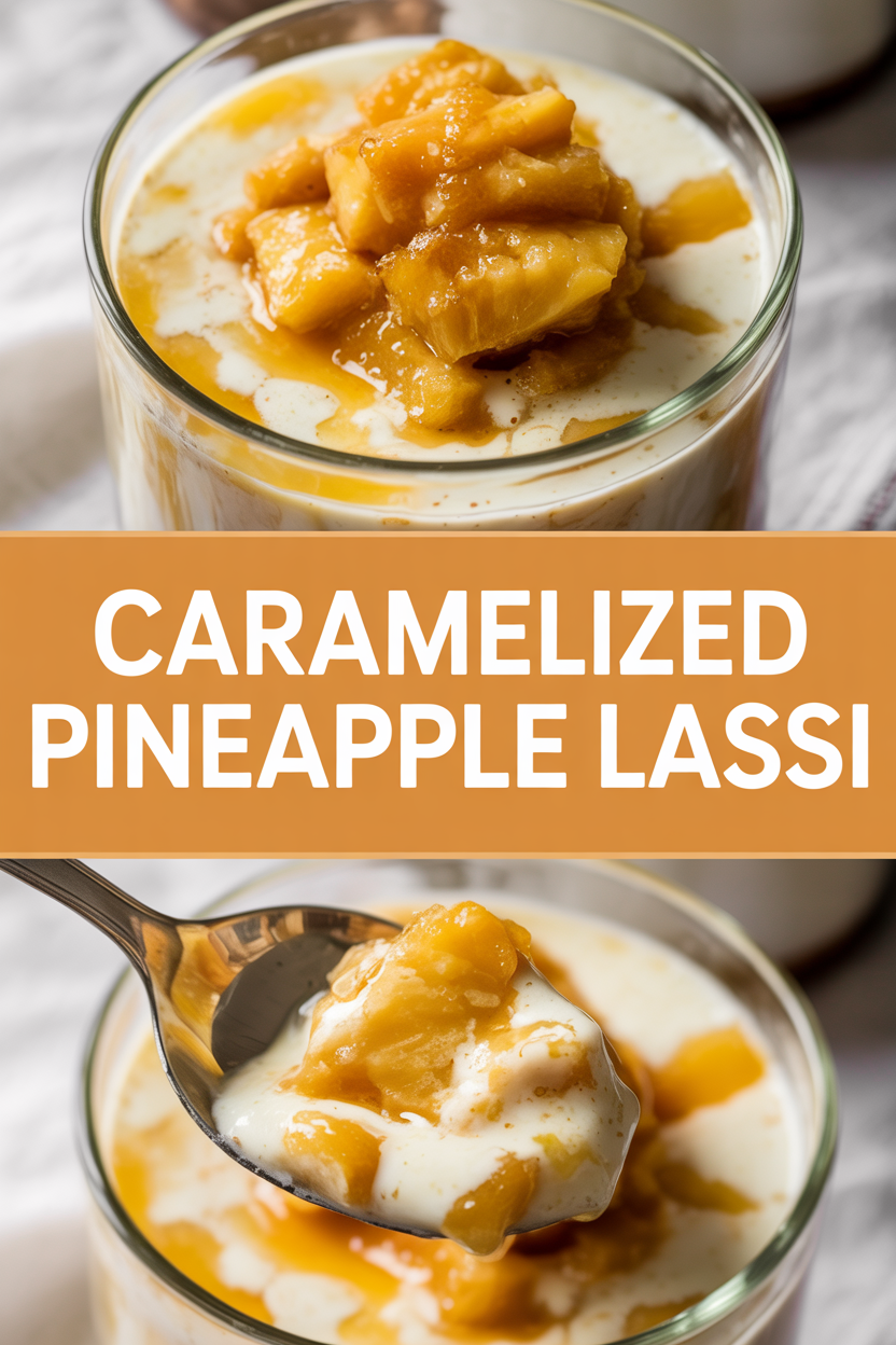 Caramelized Pineapple Lassi