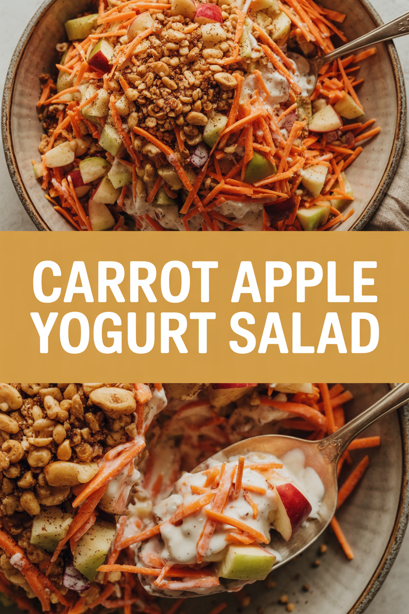 Carrot Apple Yogurt Salad