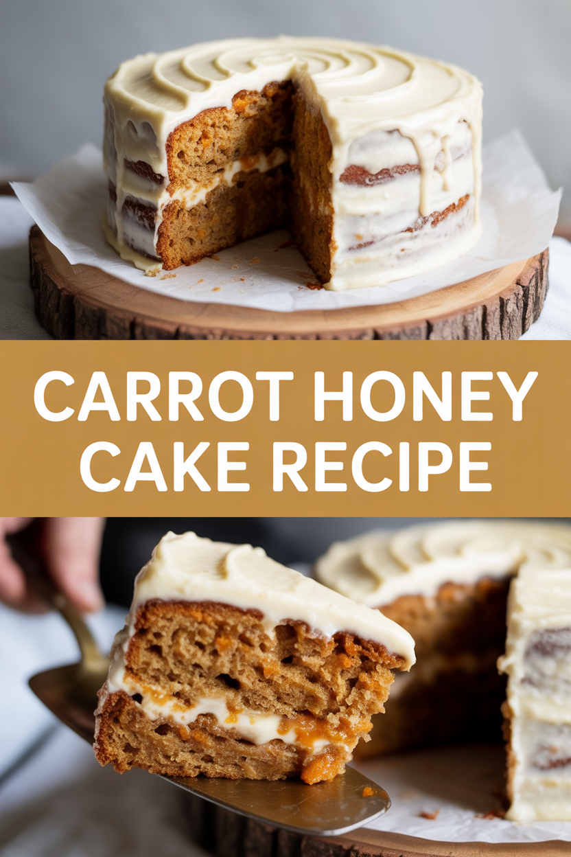 Carrot Honey Cake Recipe