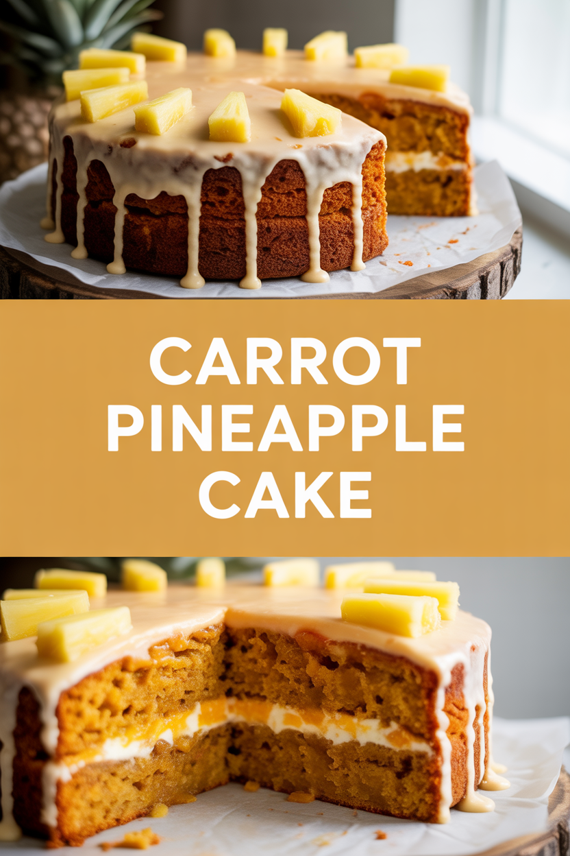 Carrot Pineapple Cake