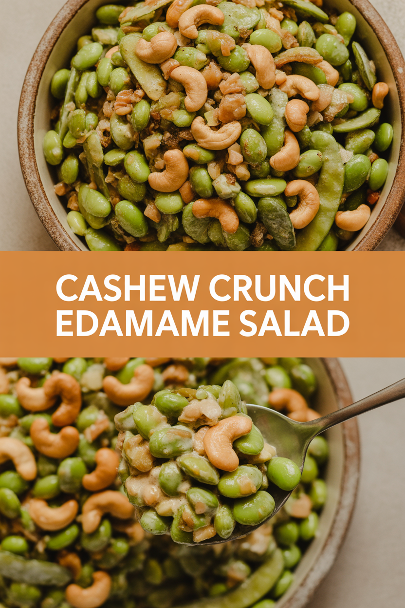 Cashew Crunch Edamame Salad