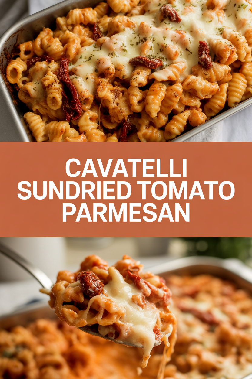 Cavatelli Sundried Tomato Parmesan
