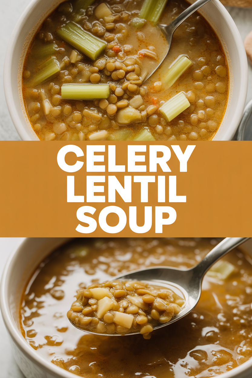 Celery Lentil Soup