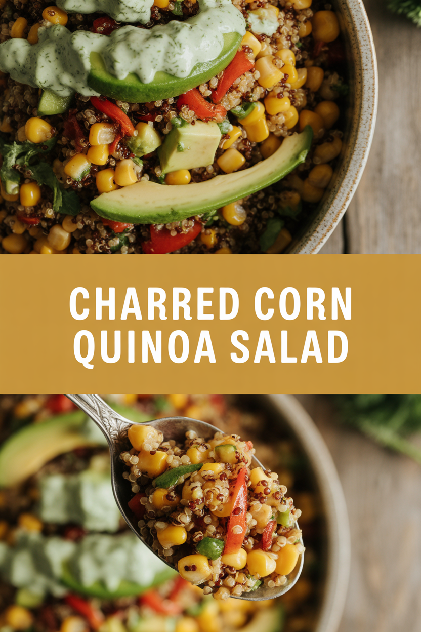 Charred Corn Quinoa Salad